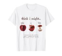 Take A Bite I Wanted to See World in Colour Mental Health T-Shirt