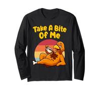 Take A Bite of Me Turkey Thanksgiving Funny Humor Holiday Long Sleeve T-Shirt