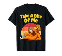 Take A Bite of Me Turkey Thanksgiving Funny Humor Holiday T-Shirt