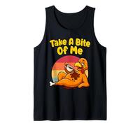 Take A Bite of Me Turkey Thanksgiving Funny Humor Holiday Tank Top