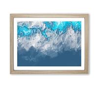 Take A Chance In Abstract Modern Art Framed Print | A3 Oak Framed Wall Art | Ready to Hang | Abstract Fantasy Picture | Living Room Bedroom Lounge Office