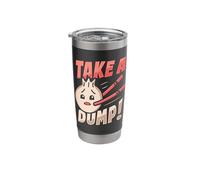 Take a Dumb dumbling Design for a Chinese Food Fan Stainless Steel Insulated Tumbler