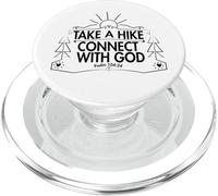 Take a Hike and Connect with God Spiritual Nature print PopSockets PopGrip for MagSafe