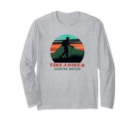 Take A Hike & Breathe Nature (Hiker Graphic) Long Sleeve T-Shirt