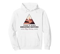 Take A Hike - Breathe Nature - Stay Curious Pullover Hoodie