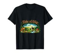 Take a Hike Cottagecore Nature Mushroom Deer Graphic T-Shirt