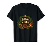 Take a Hike Cottagecore Woodland Wreath Graphic T-Shirt