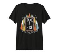 Take A Hike Forest Hiking Outdoor Adventure Vintage Hike Premium T-Shirt