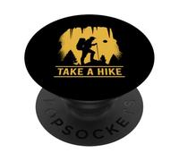Take a Hike Funny Nature Hiking Trail Adventure Gift PopSockets Adhesive PopGrip