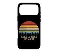 Take A Hike Not A Pill Funny Hiking Quote Hiker Phrase Retro Case for iPhone 17 Pro Max