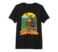 Take A Hike Retro Woodsy Owl Give a Hoot Vintage Hiking Premium T-Shirt