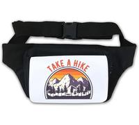Take A Hike Sunset Mountains Waist Bag Fanny Pack White