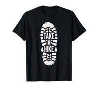 Take A Hike Vintage Hiking Trekking Forest Camping Nature T-Shirt