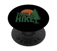 Take A Hike Vintage Hiking Trekking Woods Forest Nature Hike PopSockets Adhesive PopGrip