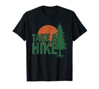 Take A Hike Vintage Hiking Trekking Woods Forest Nature Hike T-Shirt