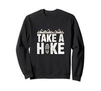 Take A Hike Vintage Mountain Hiking Camper Outdoor Men Women Sweatshirt