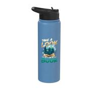 Take A Look It´s in A Book Reading Lover Stainless Steel Insulated Water Bottle