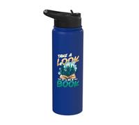 Take A Look It´s in A Book Reading Lover Stainless Steel Insulated Water Bottle