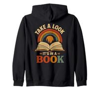 Take A Look It's In A Book Magical Book Adventure Design Zip Hoodie