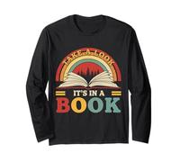 Take A Look It's in A Book Retro Classic Bookworm Long Sleeve T-Shirt