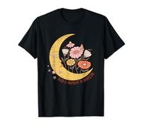 Take A Moment To Breathe Moon Flowers T-Shirt