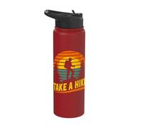 Take A Outside Hike Outdoor Design Sunset Stainless Steel Insulated Water Bottle