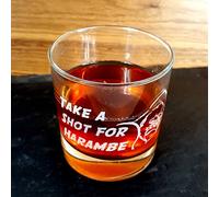 Take a Shot for Harambe - Engraved Whisky Glass