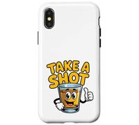 Take A Shot Funny Shot Glass Whisky Alcohol Drinking Bar Case for iPhone X/XS