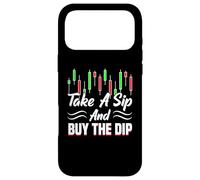 Take A Sip Buy The Dip Trader Stock Forex Crypto Case for iPhone 17 Pro Max