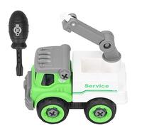 Take Apart Toy Building Engineering Crane Vehicle for Kids Above 3 Years - Bright Plastic Construction Car Toy 1 Unit ((crane))