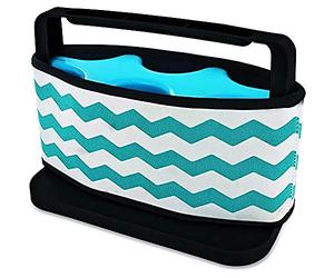 take away KA1465 Can Cooler 6 Cavities Random Colours, Plastic, Red/Turquoise