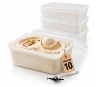 Take Away Supplies LTD 10 x 2.0 litre rectangular Food Containers | 2L reusable ice cream and food storage containers with secure lids