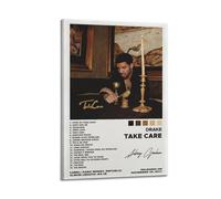 TAKE CARE Album Cover Aesthetic Limited Edition Poster Signature Rap Singer Music Poster Dormitory Decoration Bedroom Poster Printing Canvas Wall Art Room 12x18inch(30x45cm) Frame-style-11