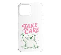 Take Care Polar Bear Happy Funny Last Day Of School Summer Case for iPhone 16 Pro Max