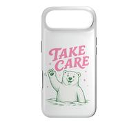 Take Care Polar Bear Happy Funny Last Day Of School Summer Case for iPhone Air