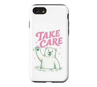 Take Care Polar Bear Happy Funny Last Day Of School Summer Case for iPhone SE (2020) / 7/8