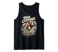 Take Courage It is I. Don't Be Afraid Bible Verse Art Tank Top