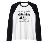 Take Heart My Daughter Your Faith Has Made You Well Bible Raglan Baseball Tee