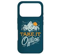 Take It Offline Funny Hiking Nature Lover Case for iPhone 17 Pro