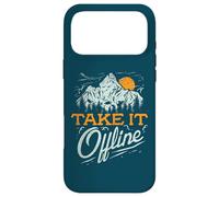 Take It Offline Funny Hiking Nature Lover Case for iPhone 17 Pro Max
