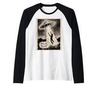 Take Me Alien UFO Abduction Funny Design Raglan Baseball Tee