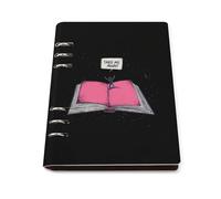 Take Me Away A5 Notebook Refillable 6 Ring Binder Note Book 90 Pages for Travel Journal