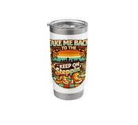 Take Me Back Disco 70's Keep On Steppin Retro Dance Vibes Stainless Steel Insulated Tumbler