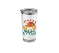 Take Me Back to Costa Rica Monkey Sunset Stainless Steel Insulated Tumbler