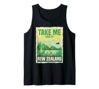 Take Me Back to New Zealand Mountain Fern Scene Tank Top