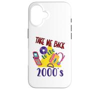 Take me back to the 2000's vintage two-thousands retro 00s Case for iPhone 16