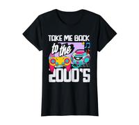 Take me Back to the 2000's Vintage Two-Thousands Retro 00s Value Graphic T-Shirt, Women, Black, L