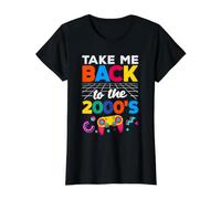 Take me Back to the 2000's Vintage Two-Thousands Retro 00s Value Graphic T-Shirt, Women, Black, L