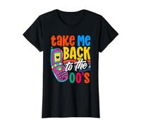 Take me Back to the 2000's Vintage Two-Thousands Retro 00s Value Graphic T-Shirt, Women, Black, XS
