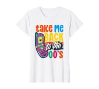Take me Back to the 2000's Vintage Two-Thousands Retro 00s Value Graphic T-Shirt, Women, White, L